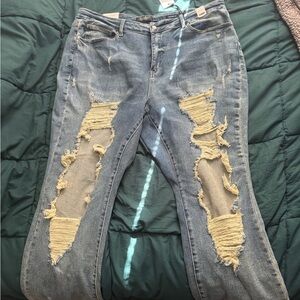 NWT Judy Blue Straight Shooter Jean size 24W Plus size